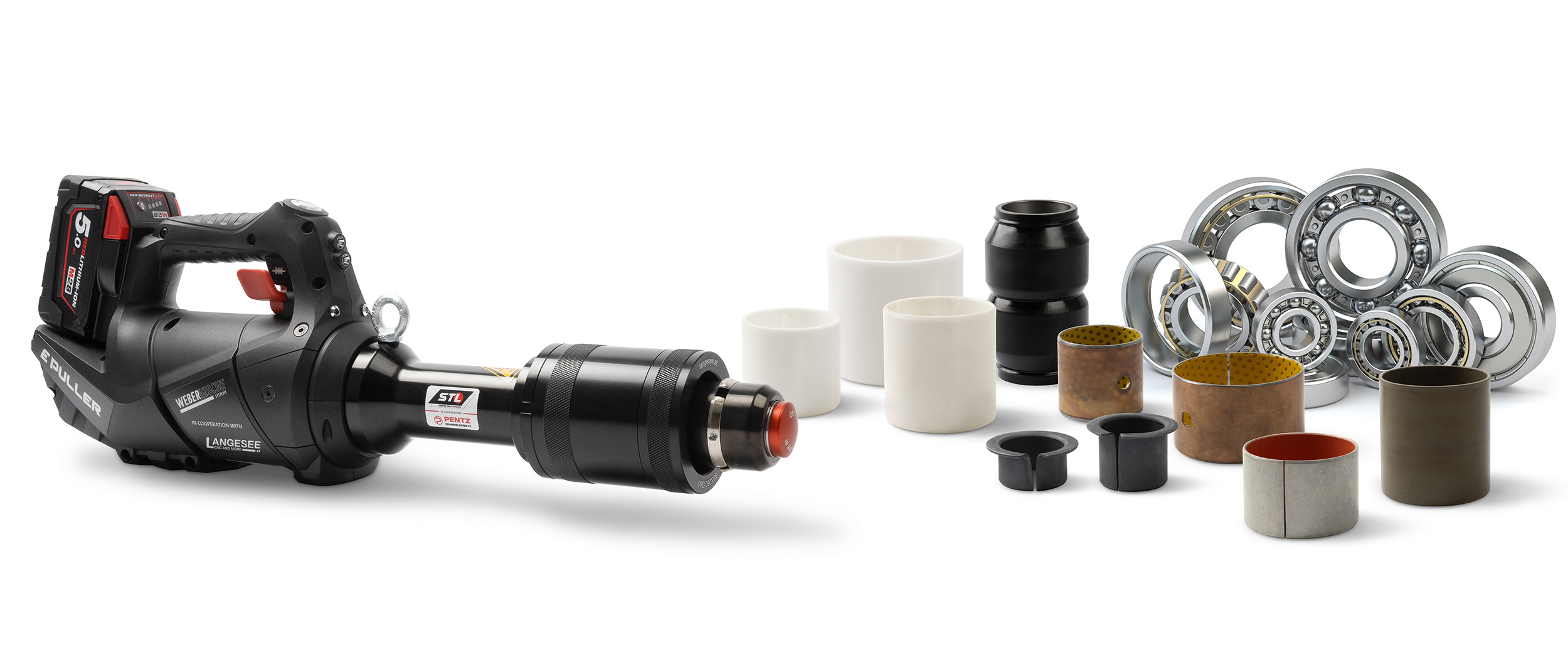 E-Puller & Modul mit Einpressring